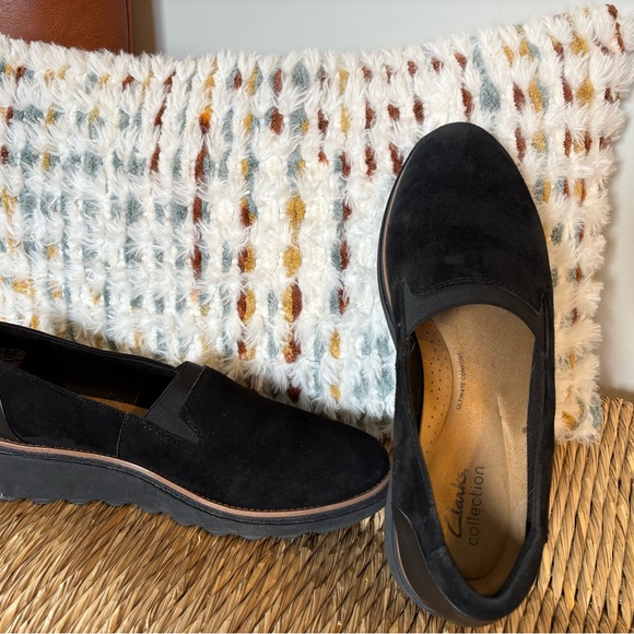 Clark’s Sharon Dolly Loafers - Black - Picture 2 of 6